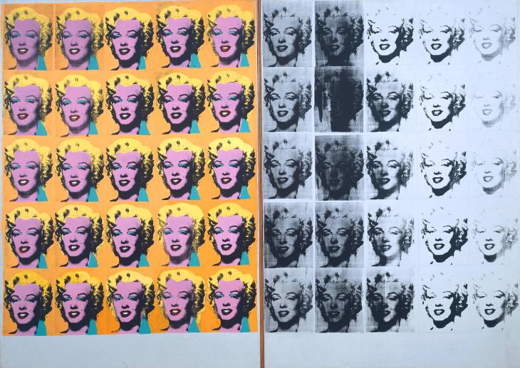 Marilyn Diptychon 1962 Andy Warhol