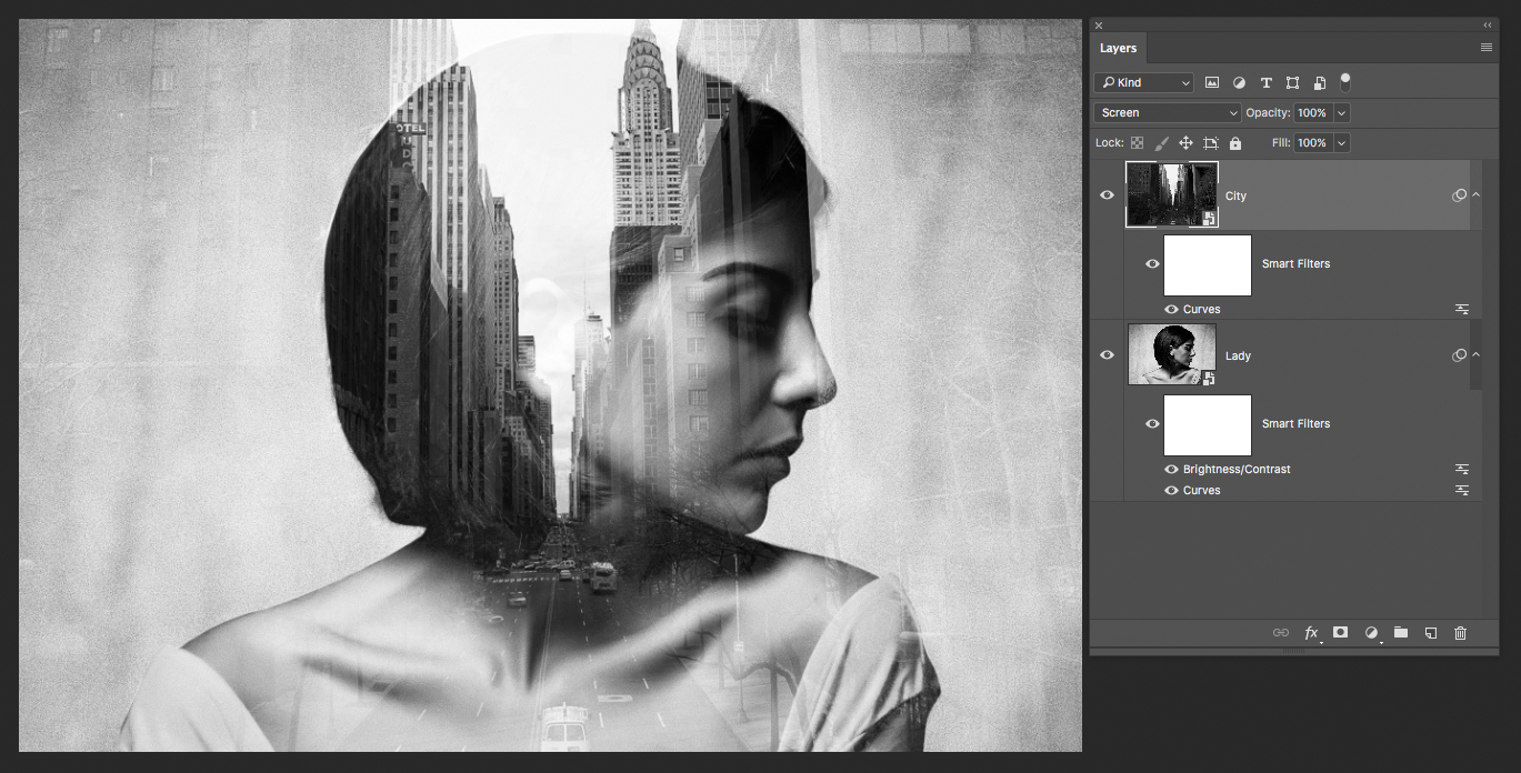 Desaturate two images. How to Create a Double Exposure Effect in Photoshop