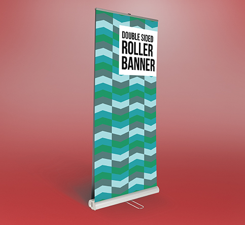 Extra Wide Roller Banner 120 x 200 cm Display Stand Pull Pop Roll up sign 