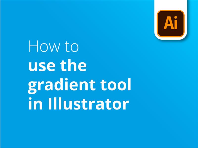 Comment utiliser l'outil de dégradé dans l'image d'en-tête d'Illustrator