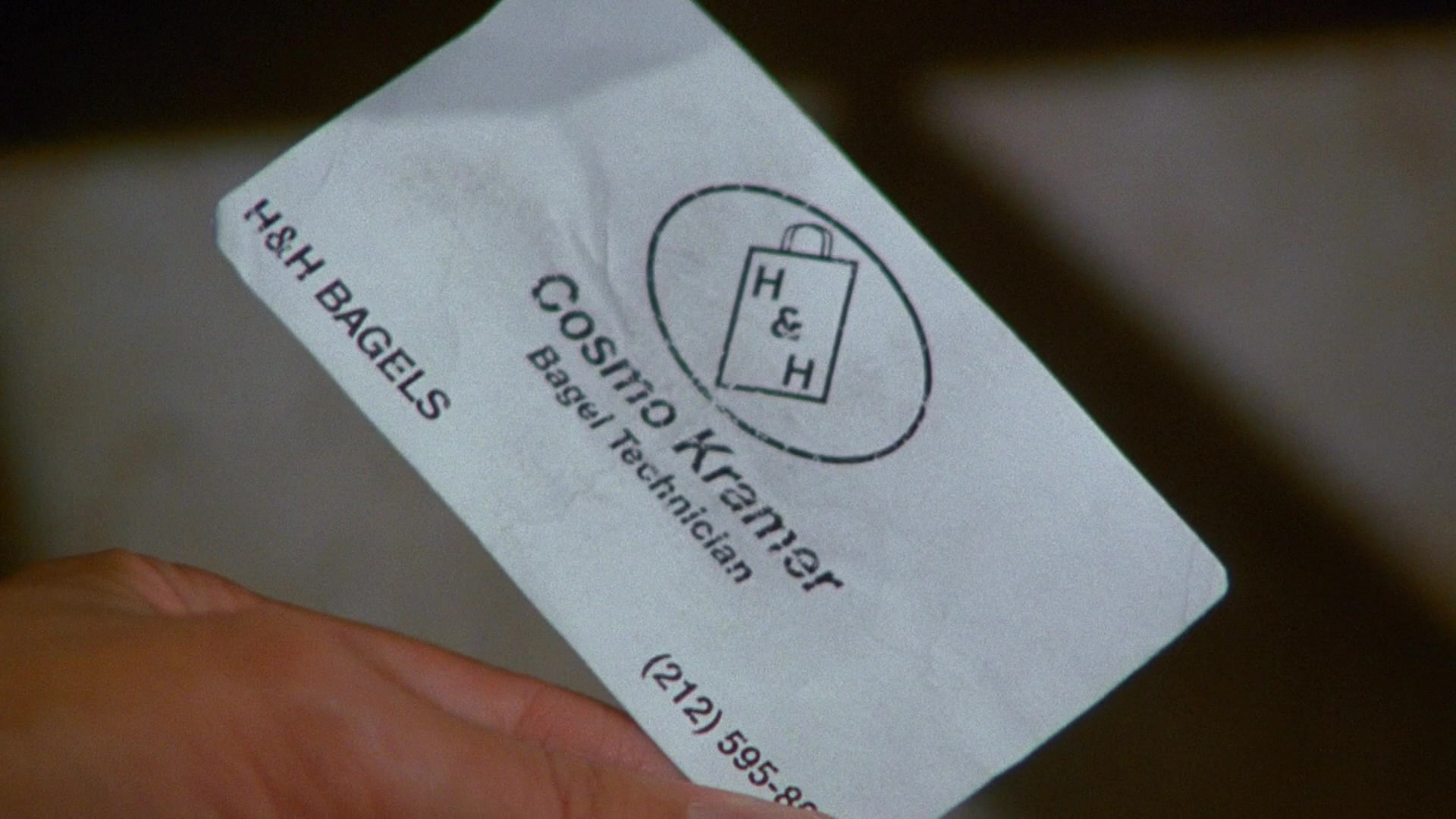 Seinfeld Kramer Business Card