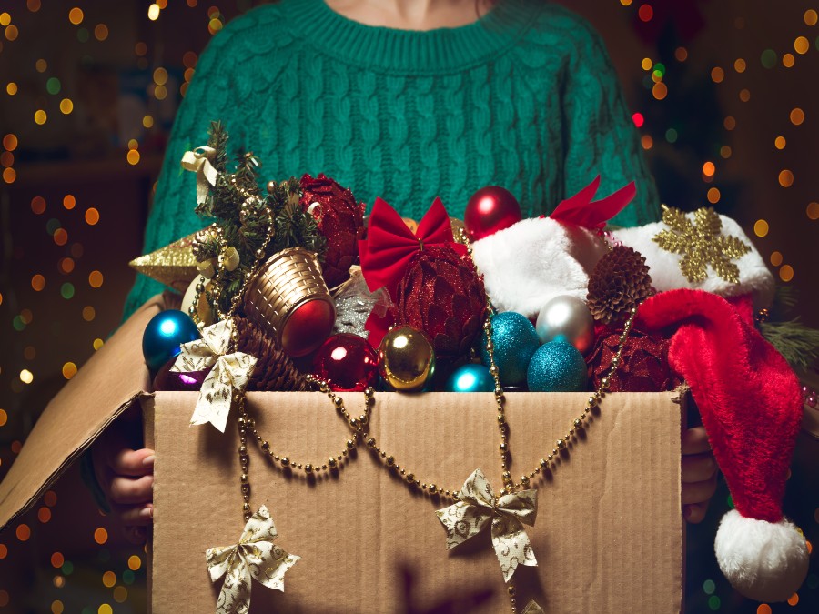  Carte cadeau  - Imprimer - Renne & Boules de Noël:  Gift Cards