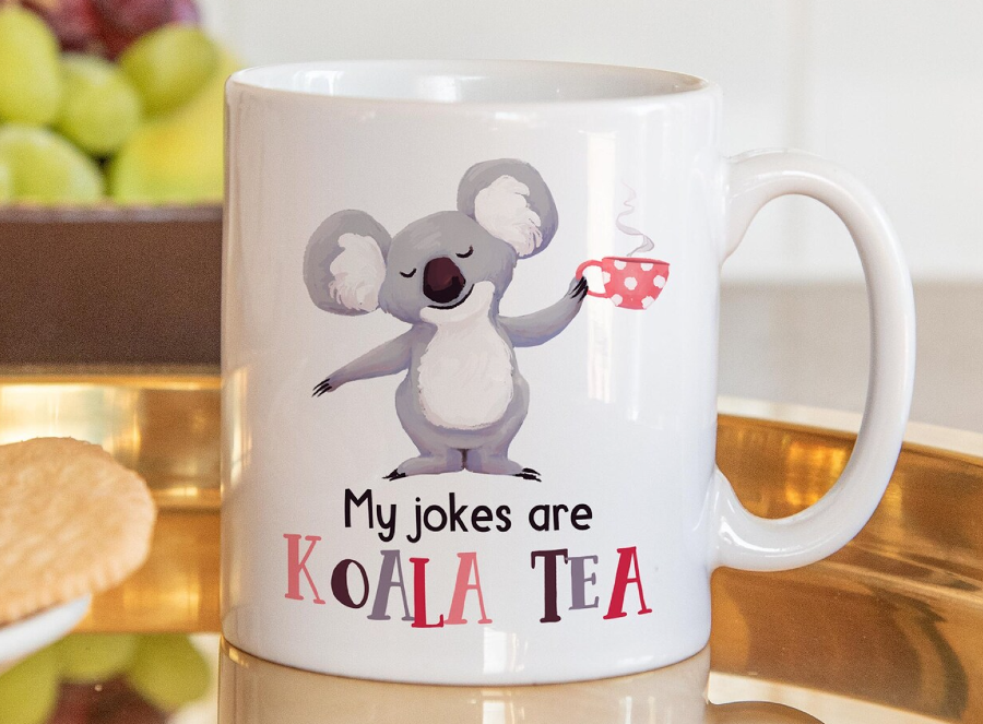 koala tea printed mug