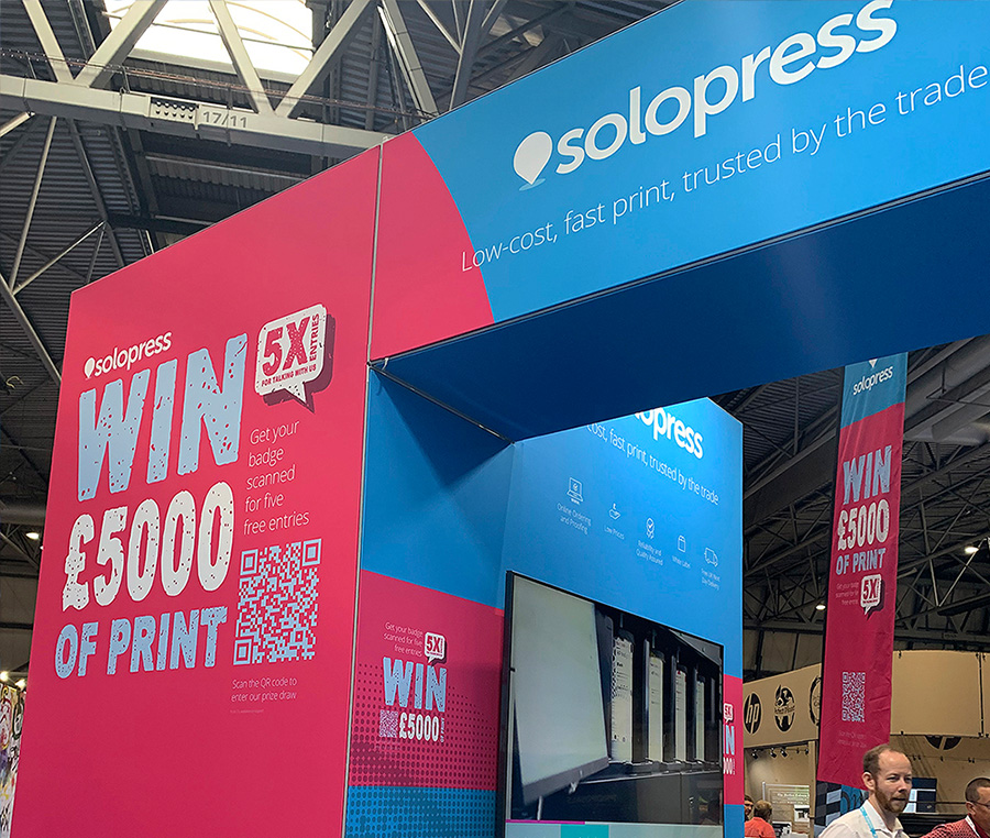 Solopress competition at The Print Show