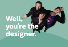 Nou, jij'bent de ontwerper. Grafisch ontwerp podcast header