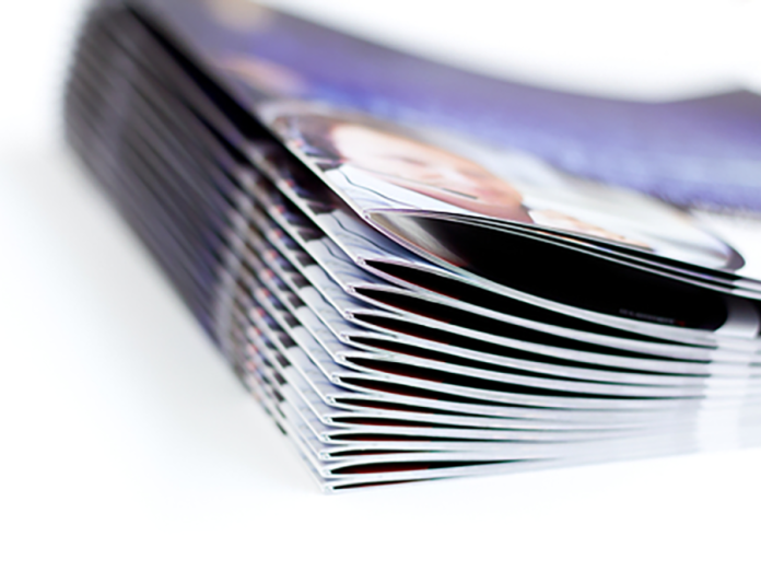 Show guide stapled brochure header