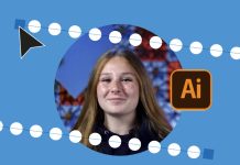 Header cum să creați o linie punctată în Adobe Illustrator