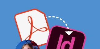 Cum să importați pdf-uri în antetul InDesign