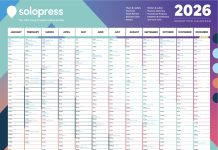 Gratis UK Marketing Wall Planner 2026 Wall Planner-overskrift