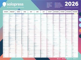 Gratis UK Marketing Muurplanner 2026 Muurplanner Kopregel