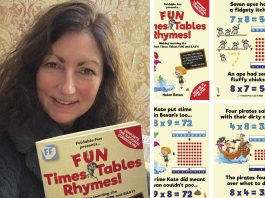 Helen Eaten, ¡Rimas divertidas de las tablas de multiplicar! Cabecera