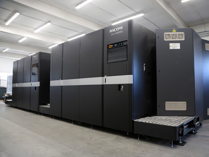 Il VC80000 Ricoh installato presso Solopress Il VC80000 Ricoh installato presso Solopress