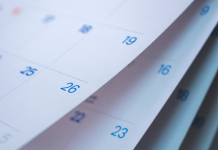 Calendarios personalizados: cabecera del blog