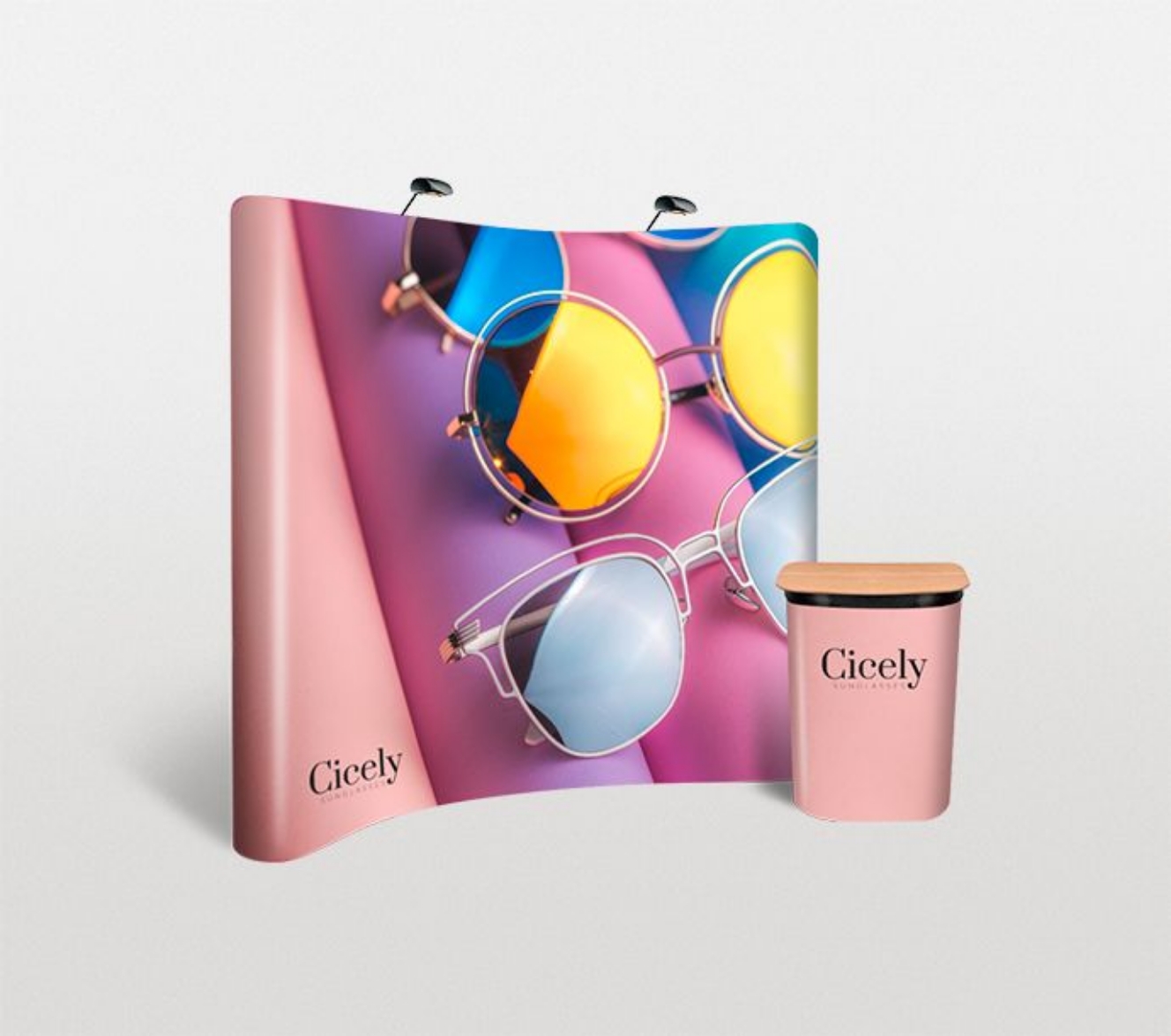 Pop up display stand with counter pop-up-display-stand-with-counter