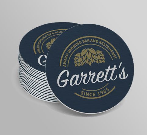 Mats | Personalised Beer Mat Printing From 3p | Solopress UK