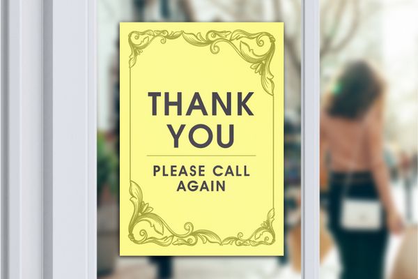 Economy Window Stickers | Static Cling | Solopress UK