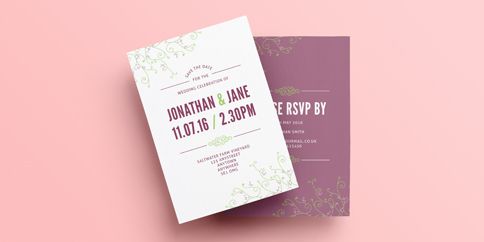 Save the Date Cards - A5